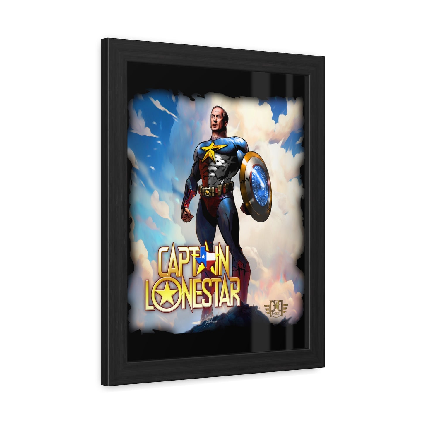 Paxton Super Hero Framed