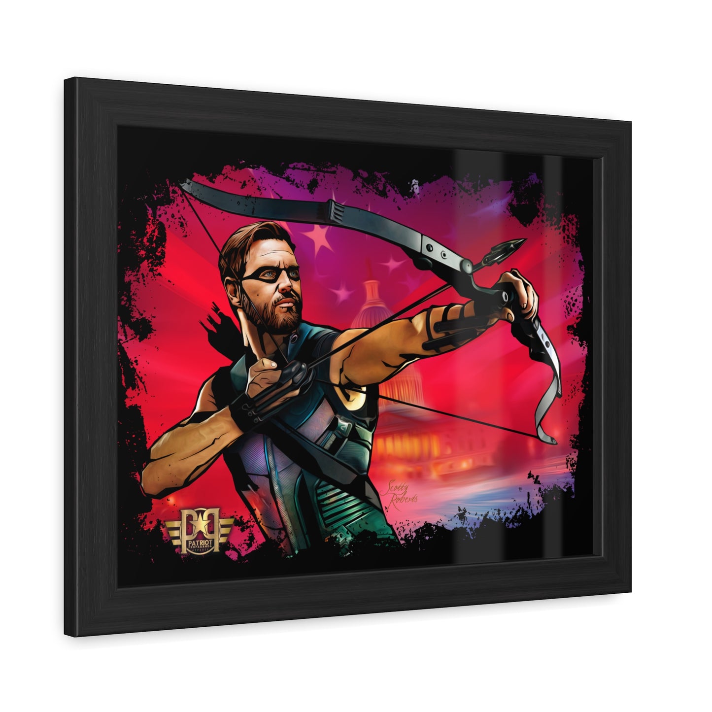Vance Super Hero Framed