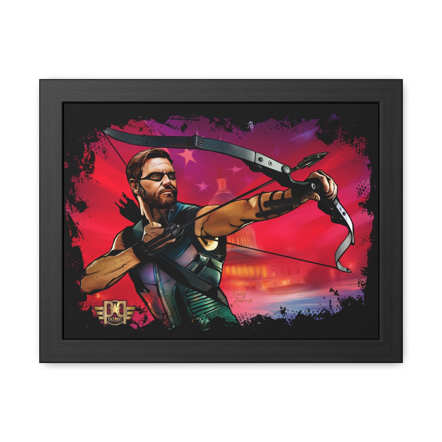 Vance Super Hero Framed